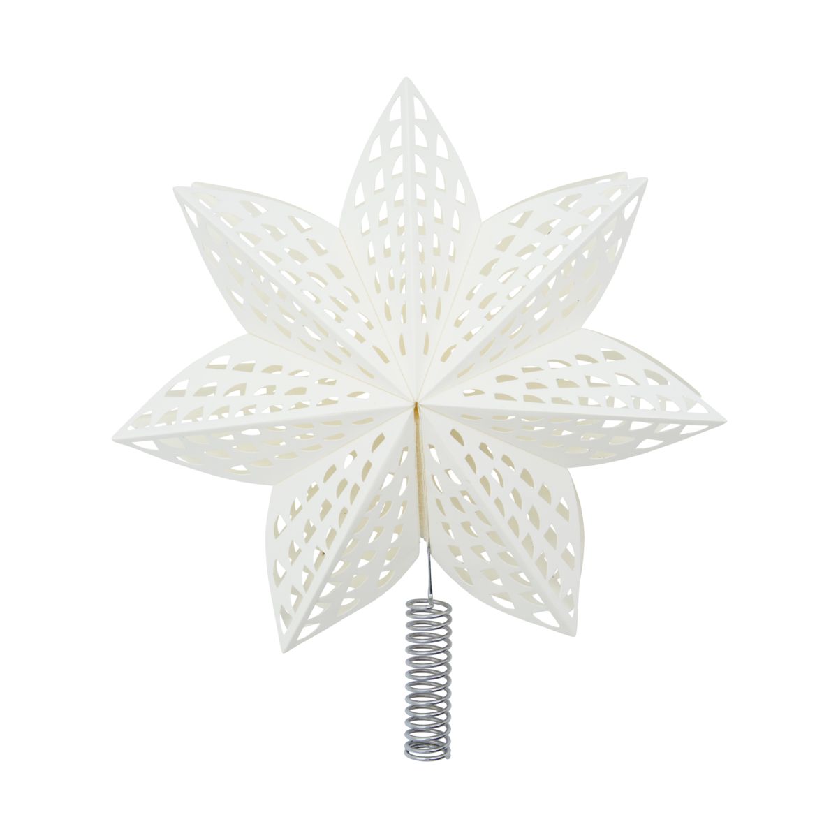 Christmas tree star, hdgint, white