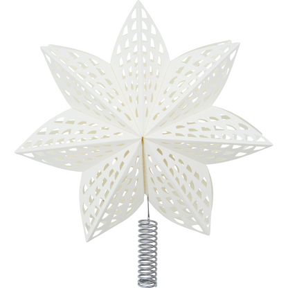 Christmas tree star, hdgint, white