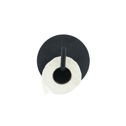 Toilet paper holder, HDTEXT, black