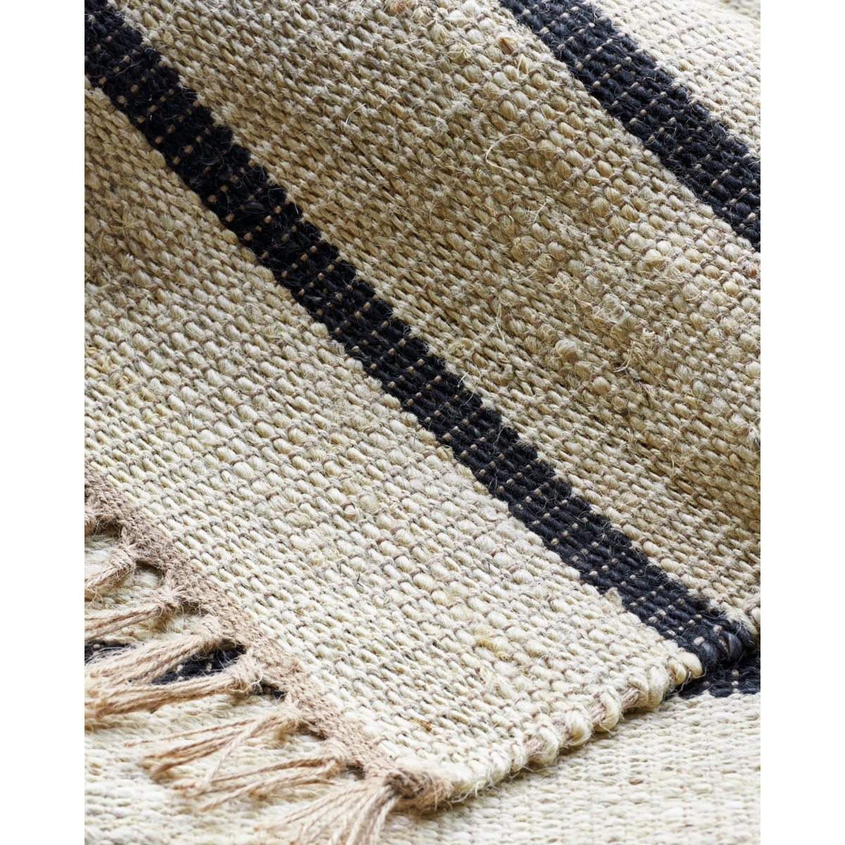 Blanket, hdsima, black/natural