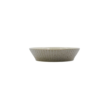 Bowl, HDPleat, gray/brown