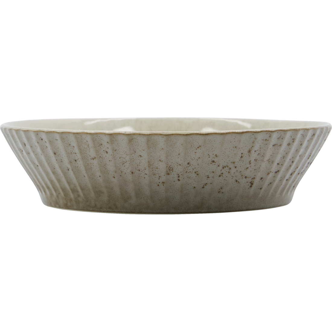 Bowl, HDPleat, gray/brown