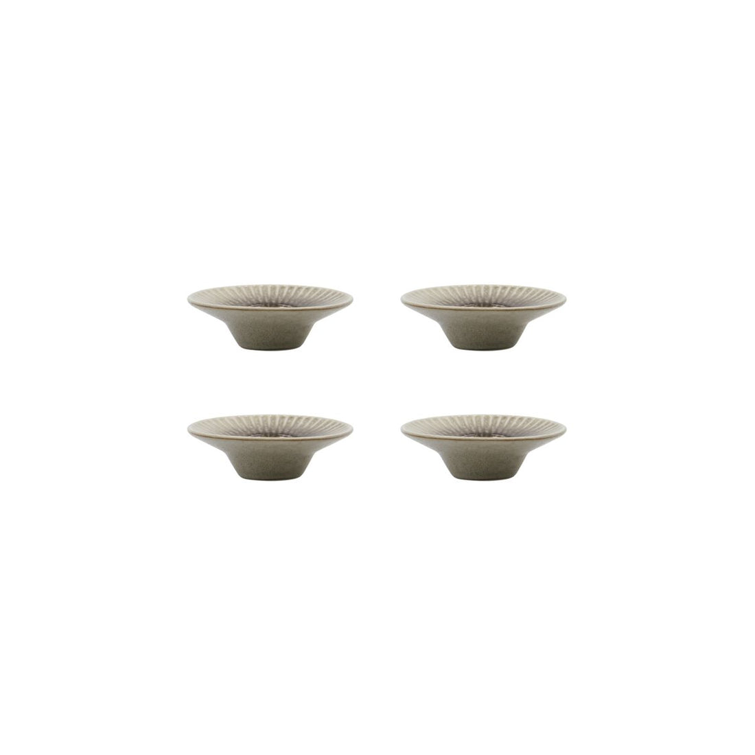 Egg cup, hdpleat, gray/brown