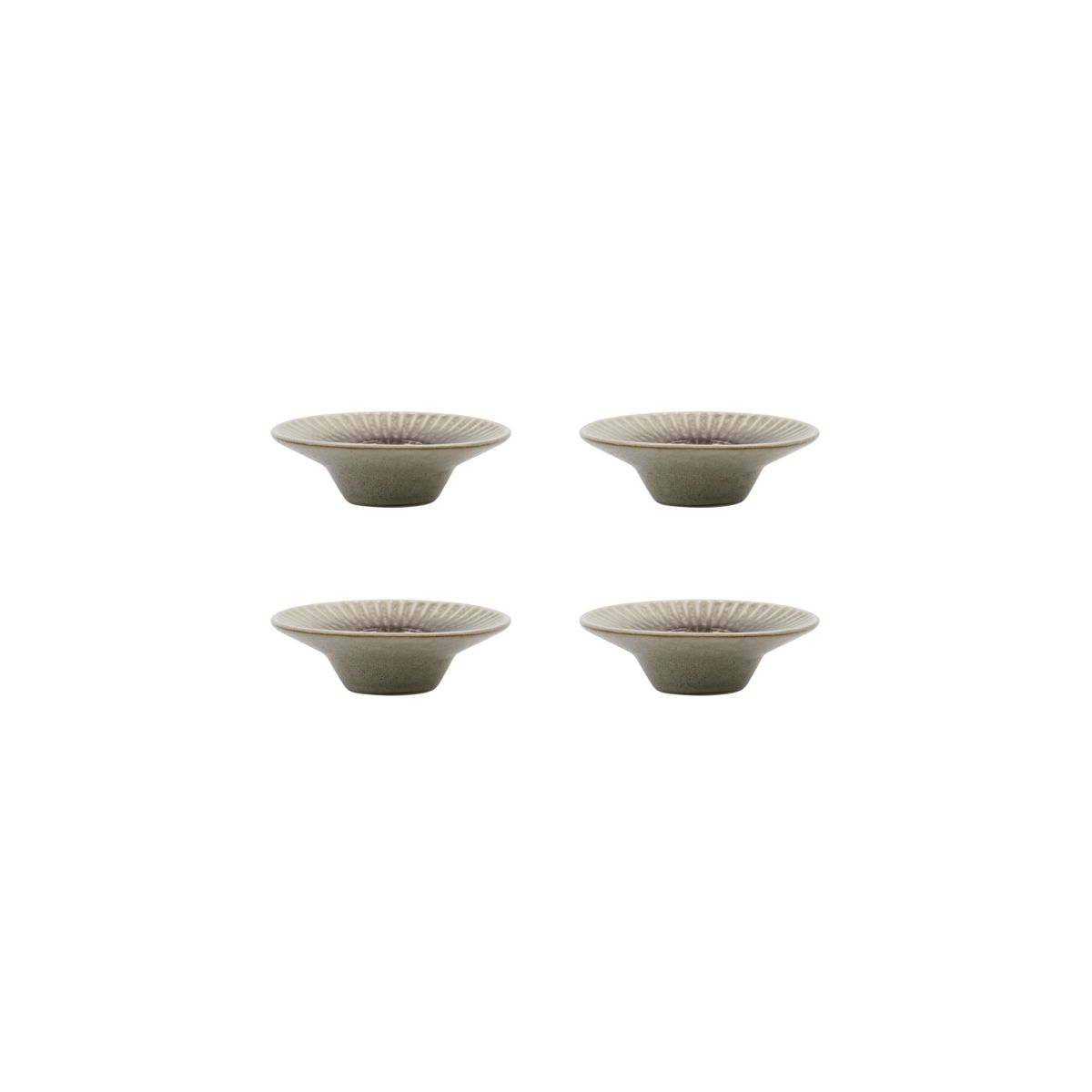 Egg cup, hdpleat, gray/brown