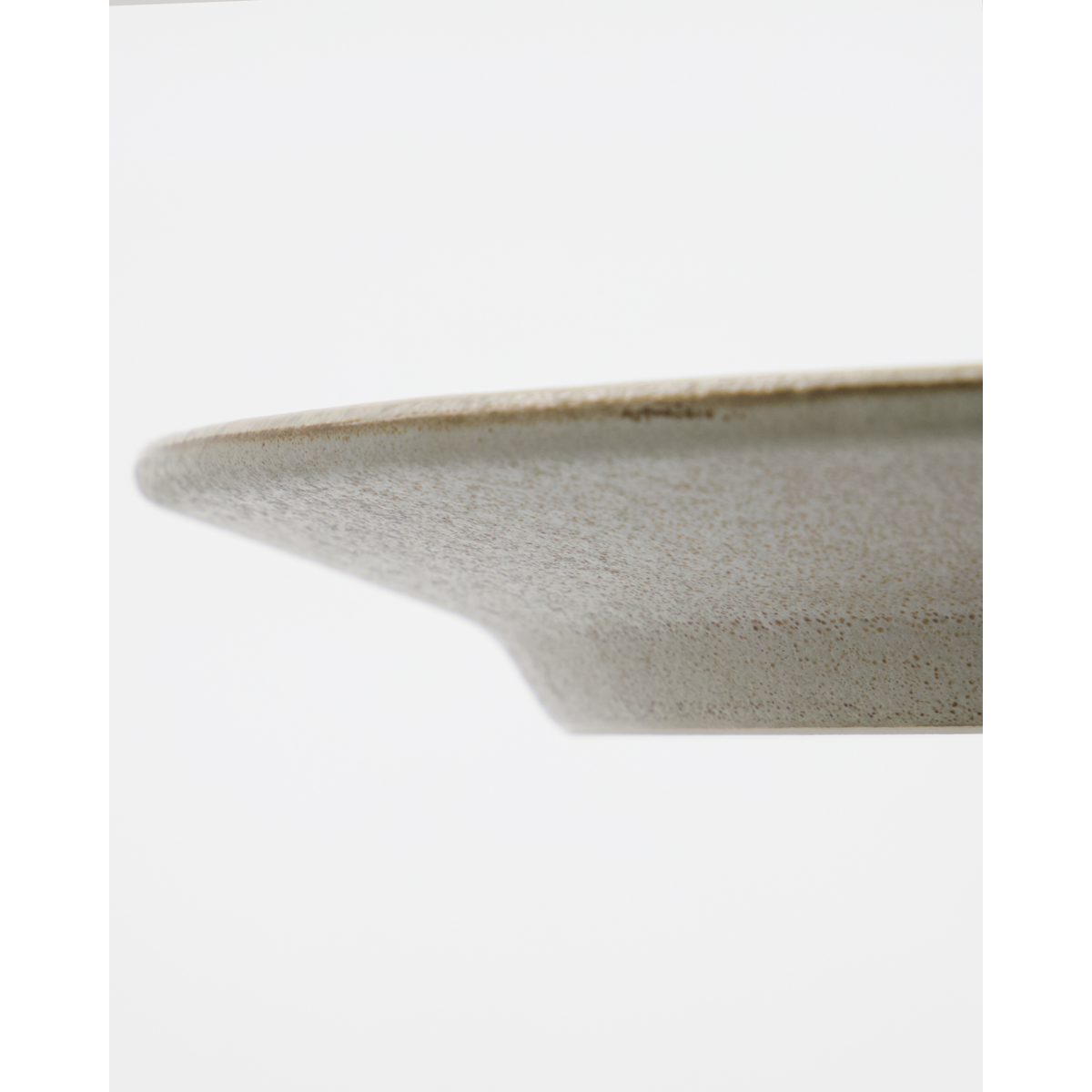 Lunch/cake plate, HDPleat, gray/brown