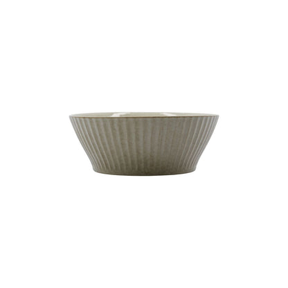 Bowl, HDPleat, gray/brown