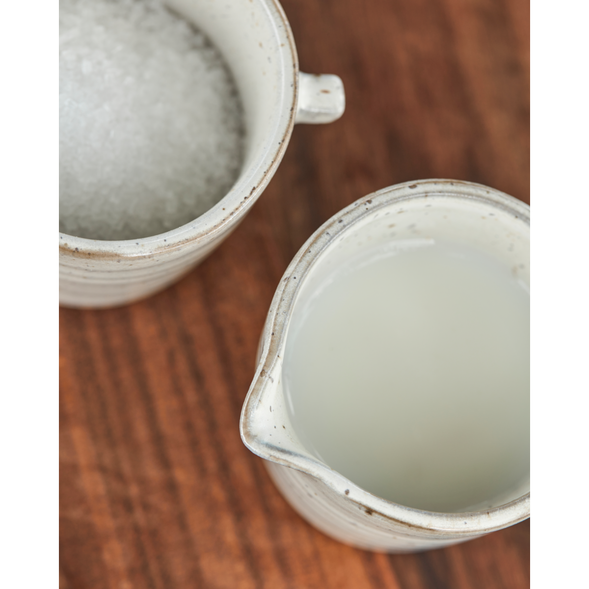 Milk and Sugar Set, Hdpion, Gray; White