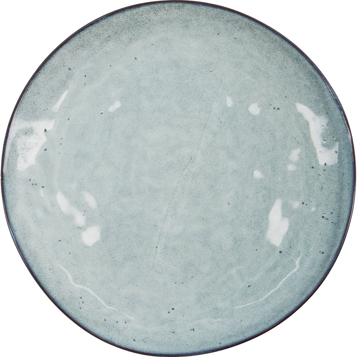 House Doctor - dinner plate, rustic, gray/blue - h: 2.5 cm, dia: 27.5 cm