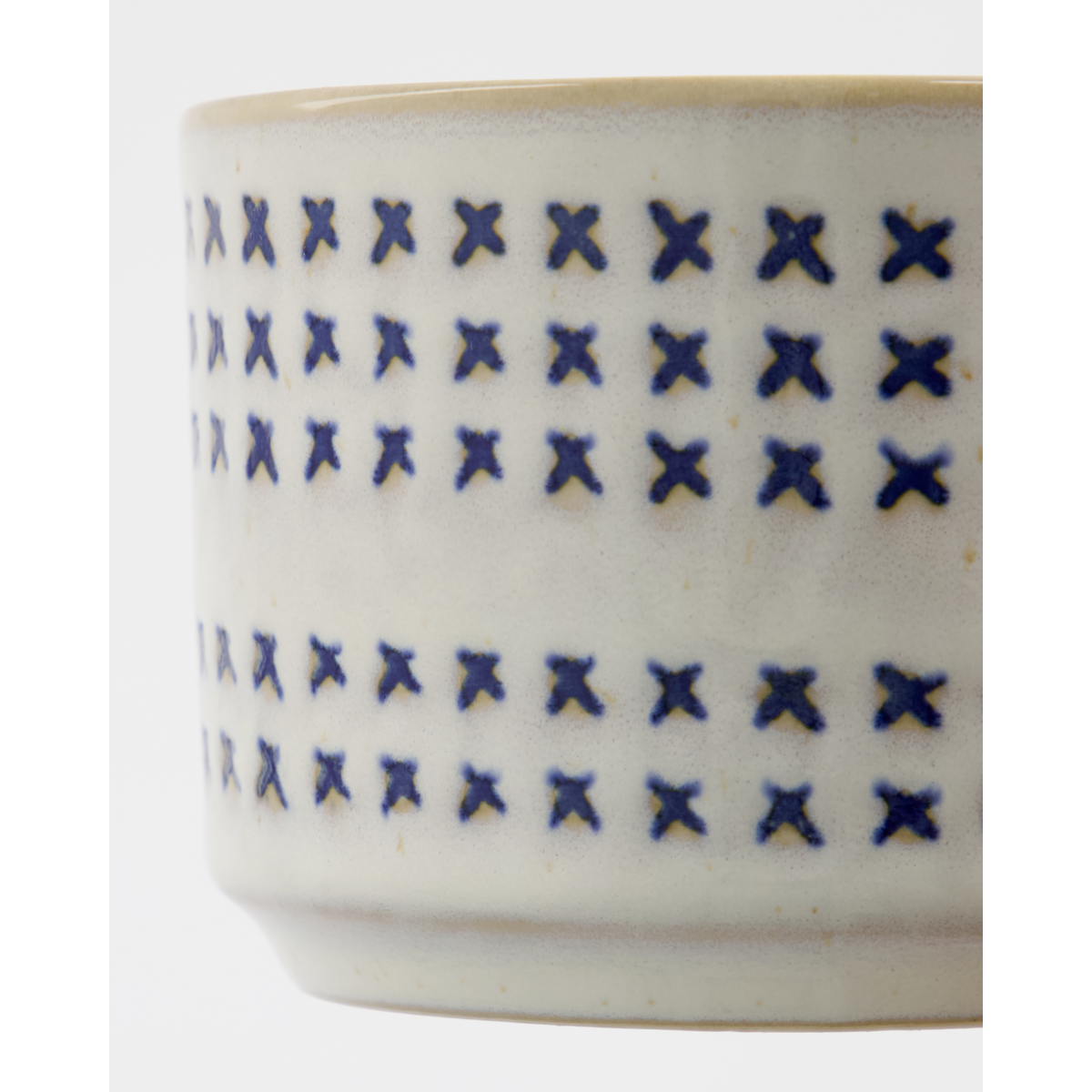 Mugs, hdstitch, raw white