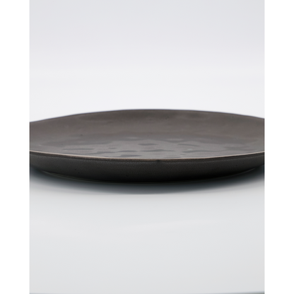 House Doctor - Dinner Plate, Rustic, Dark Gray - H: 2.5 cm, DIA: 27.5 cm