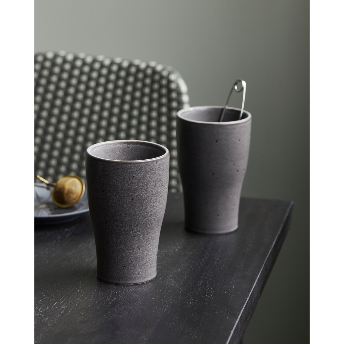 Thermo mugs, Liss, dark gray