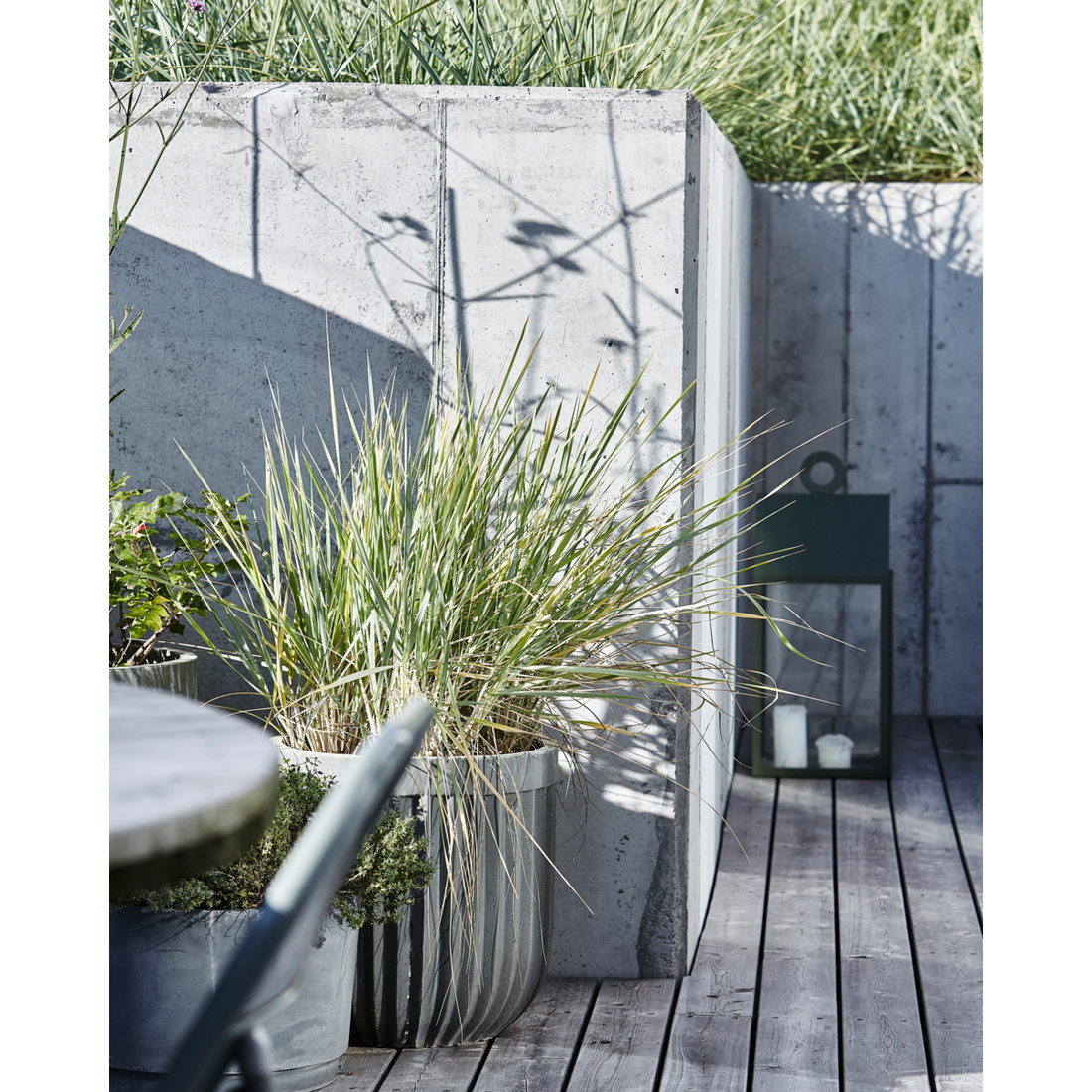 Herbal pot, HDConcrete, light gray