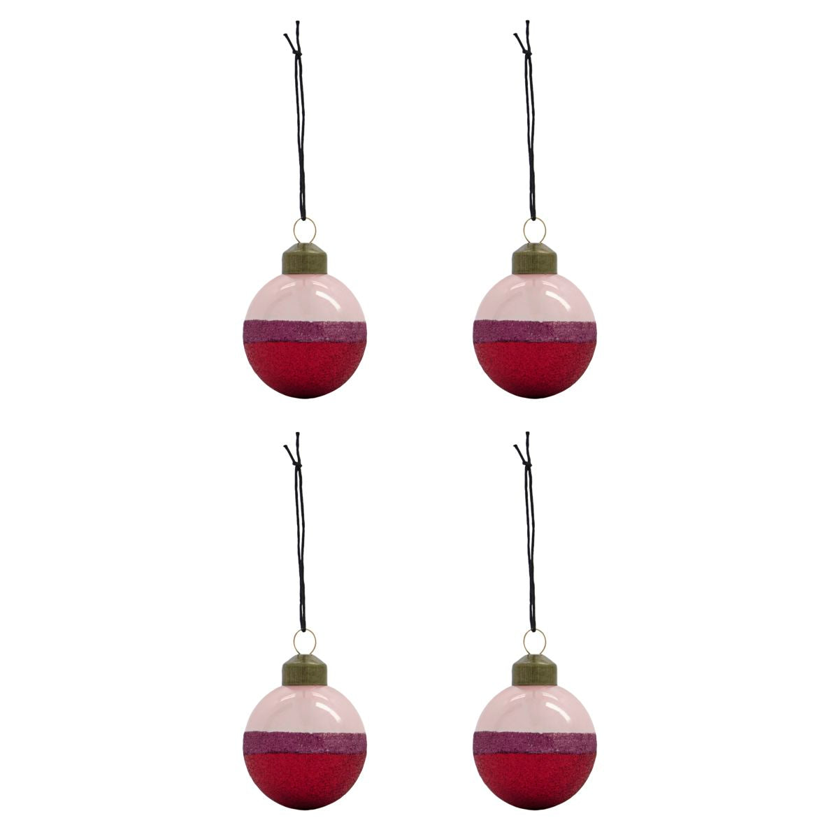 Christmas decorations, hdstripe, pink/red