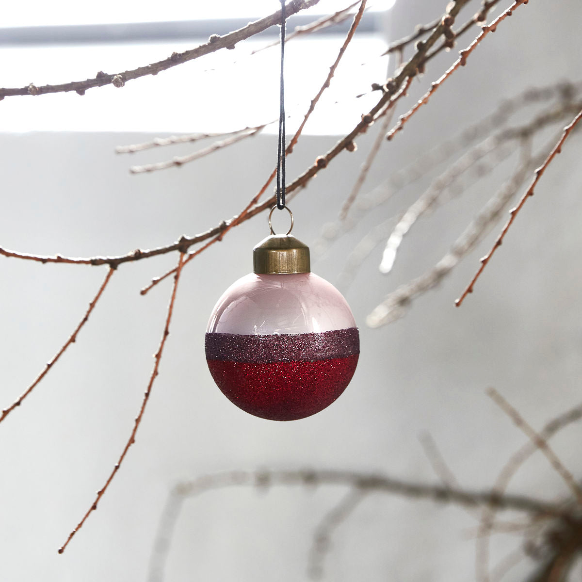 Christmas decorations, hdstripe, pink/red