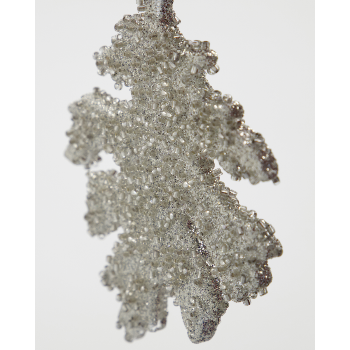 Christmas decorations, hdgliz, silver with glitter