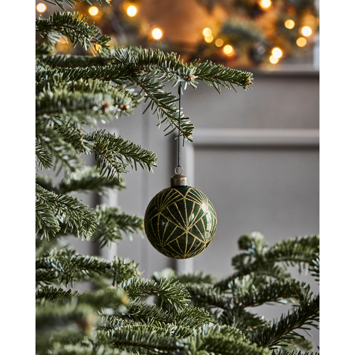 Christmas decorations, HDBoly, Green/Gold