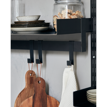 Wall shelf, hdfari, black