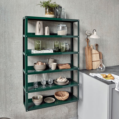 Shelf, hduse, dark green