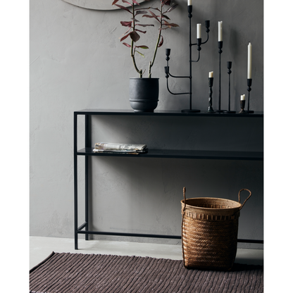 Console table, hdfari, black