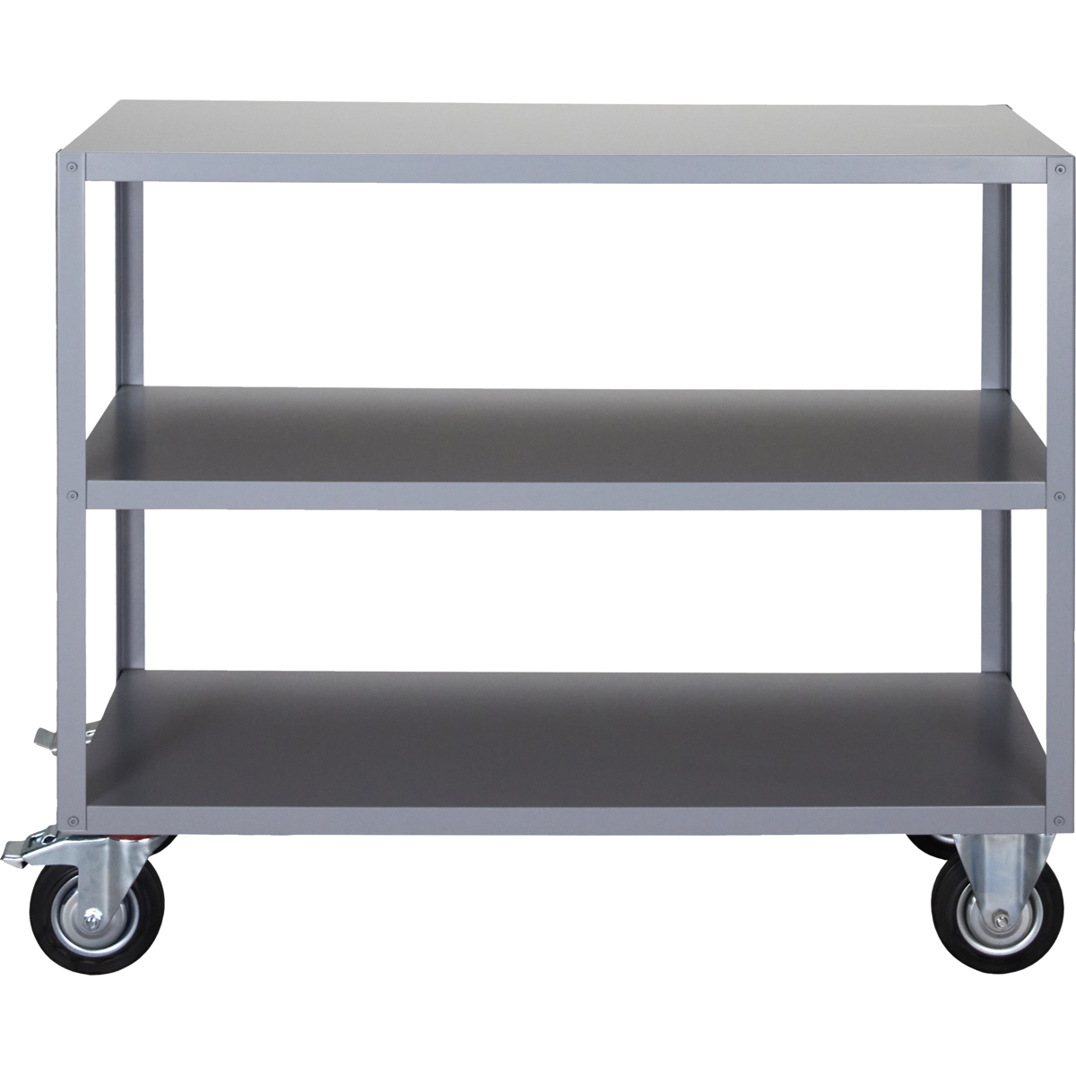 Shelf with 4 wheels, hdtrolley, gray