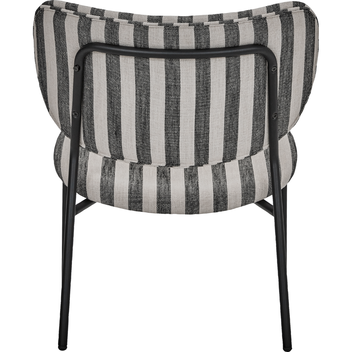 Lounge chair, hdlonga, black/raw white