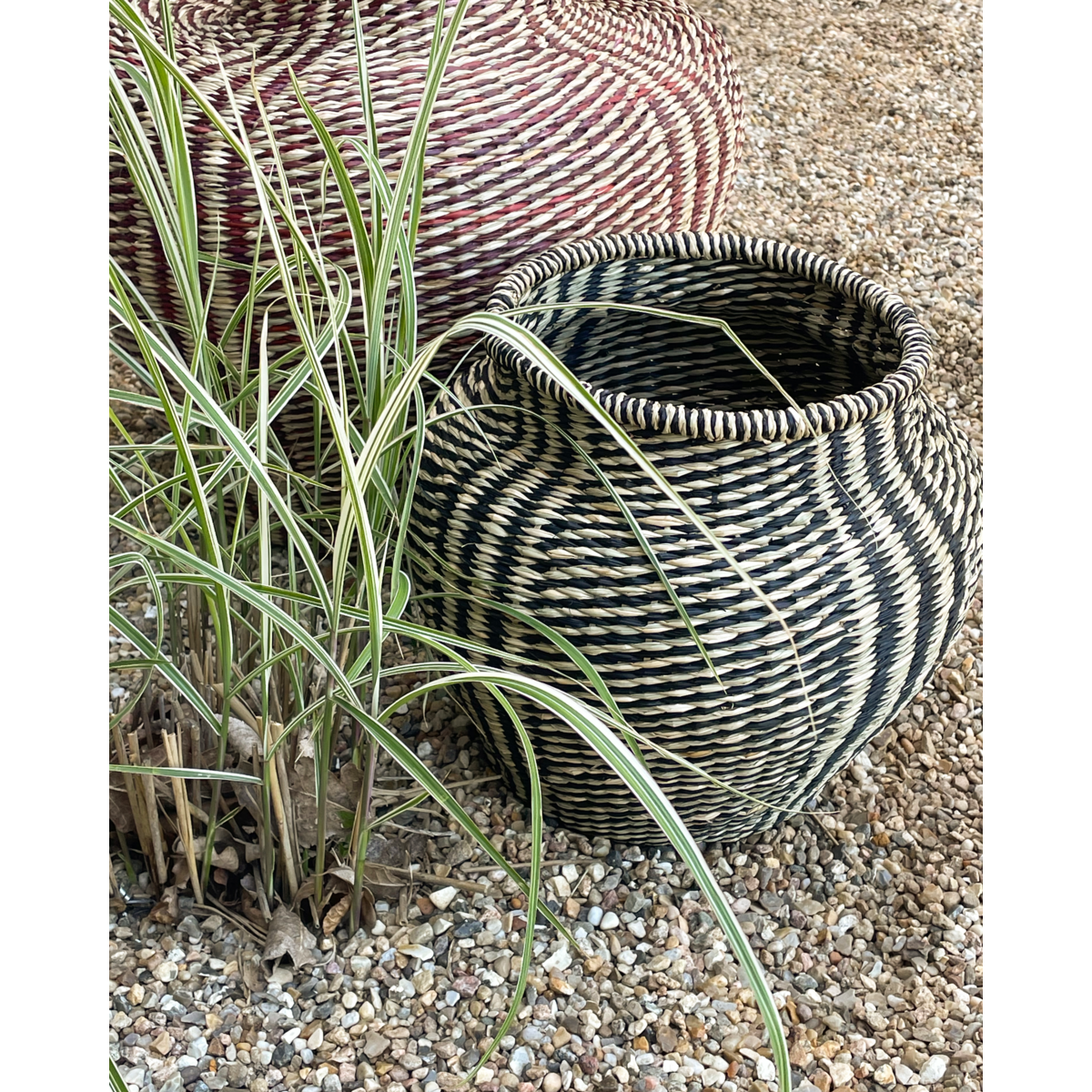 Basket, hdvilo, nature/black