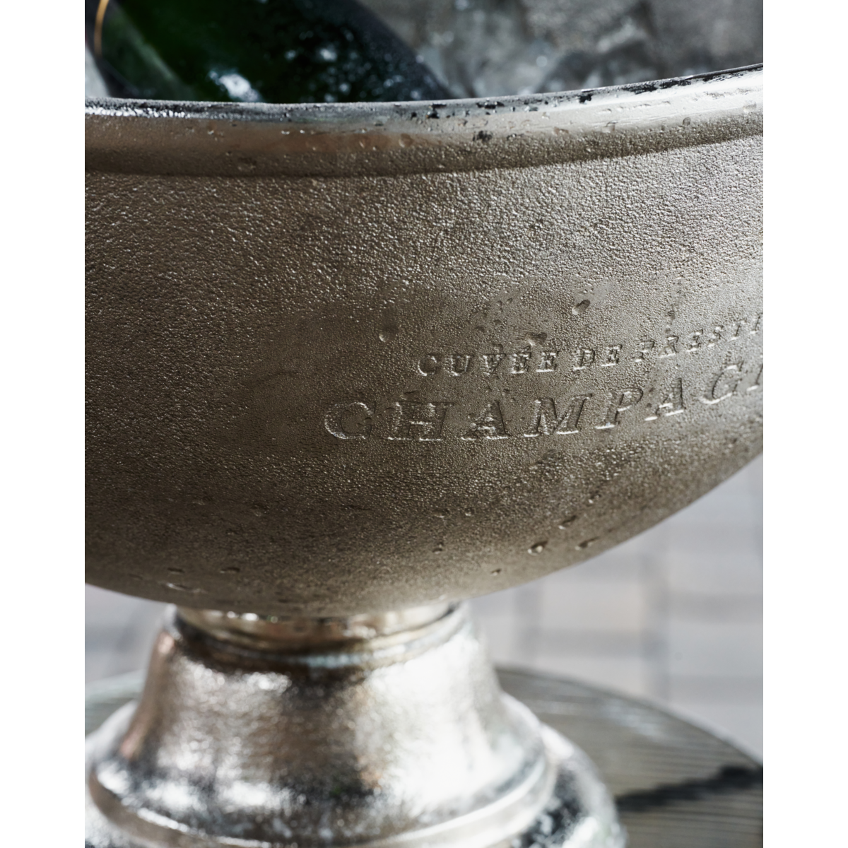 Wine cooler, HDCHAMPTUB, antique silver