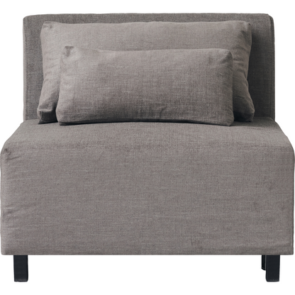 Sofa, middle section, Hdhazel Night, gray/brown