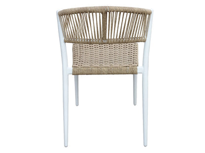 Astrid braid chair, white