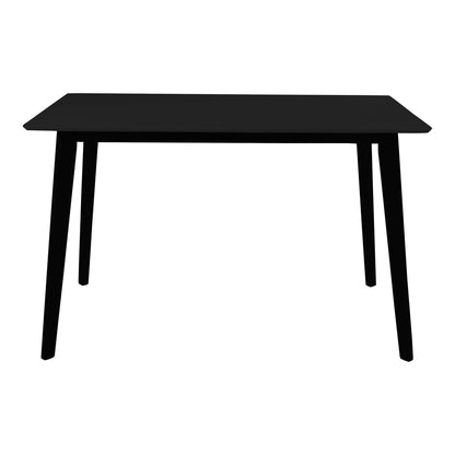 Vojens Dining Table - Dining Table, Black 70x120x75 cm