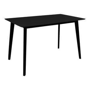 Vojens Dining Table - Dining Table, Black 70x120x75 cm