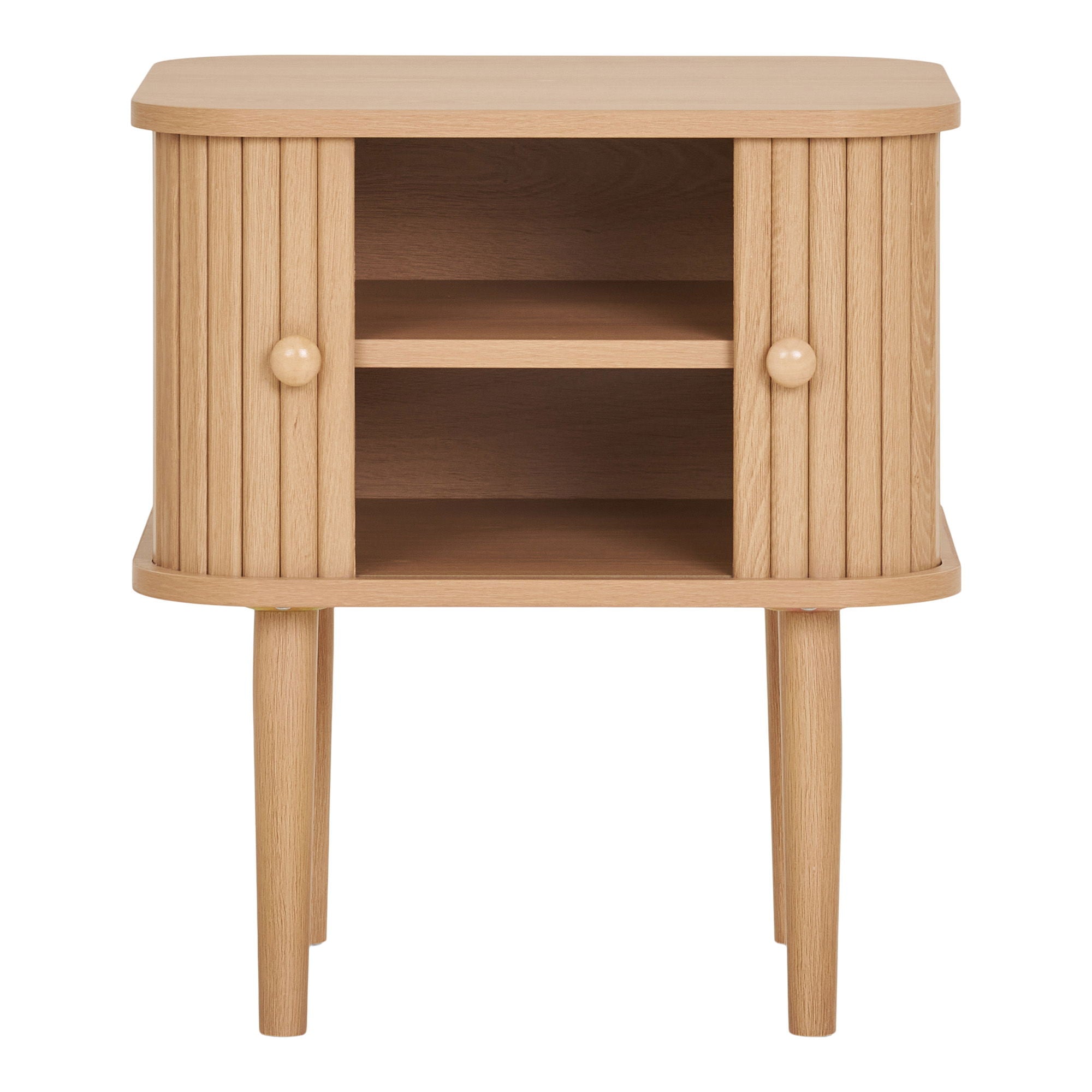 Corner table, 2 doors, nature&lt;br&gt;45x40x50.5 cm