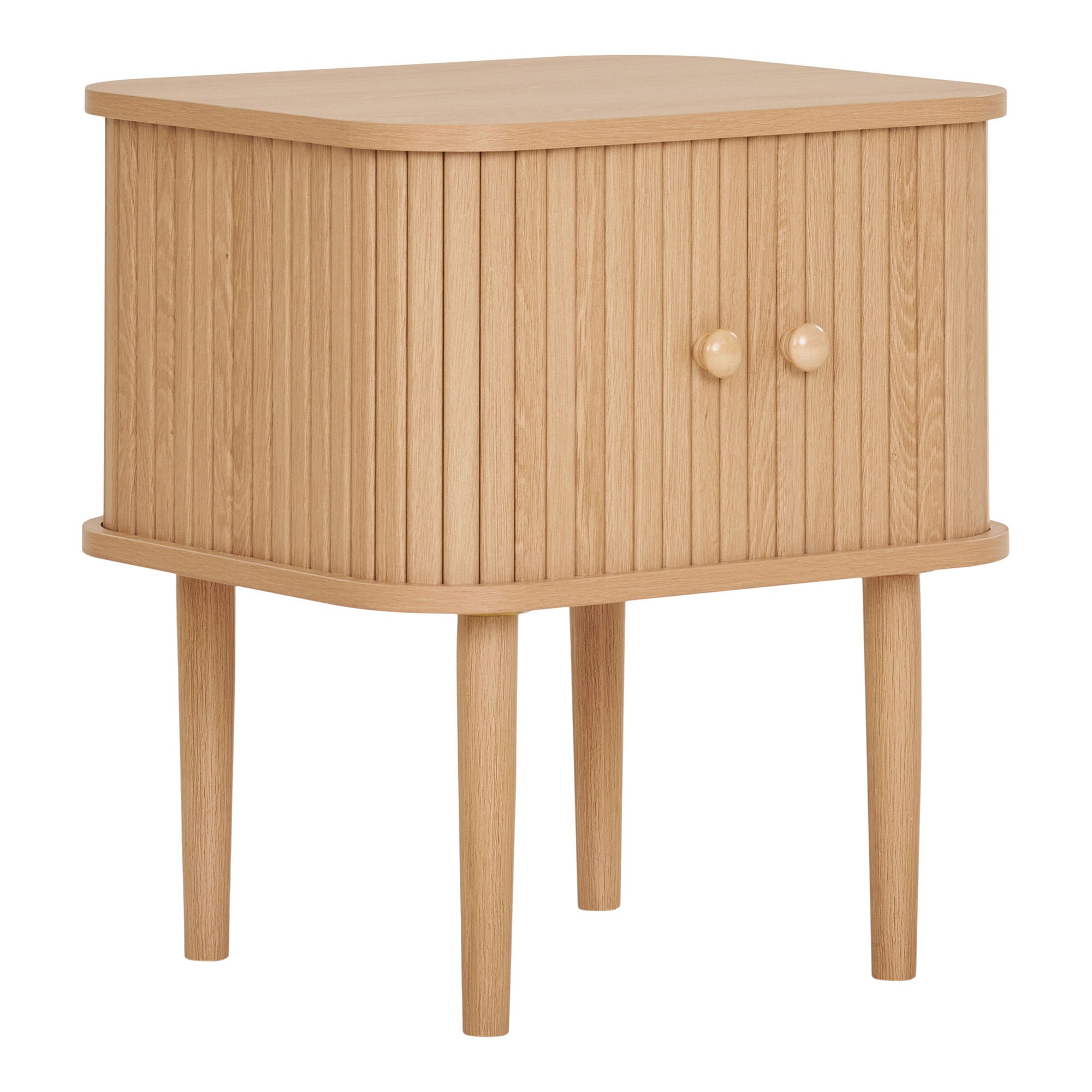 Corner table, 2 doors, nature&lt;br&gt;45x40x50.5 cm