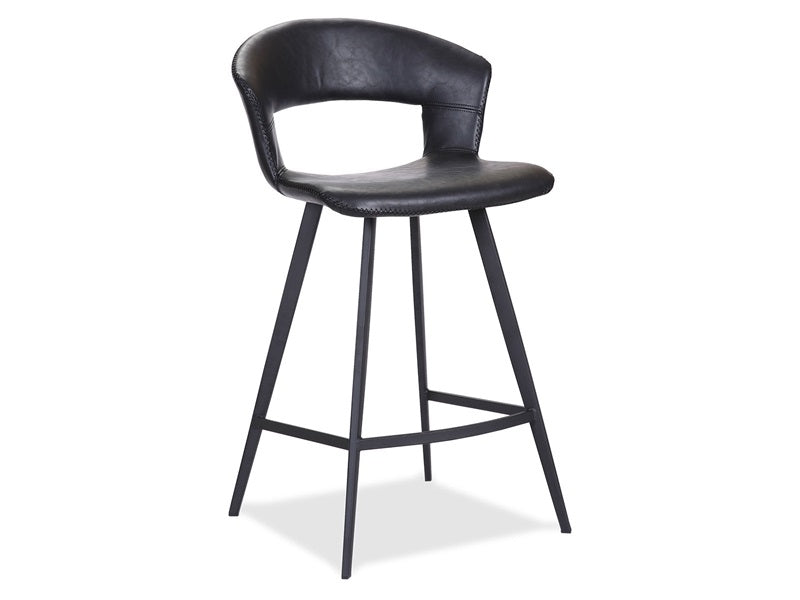 Tora bar stool, black