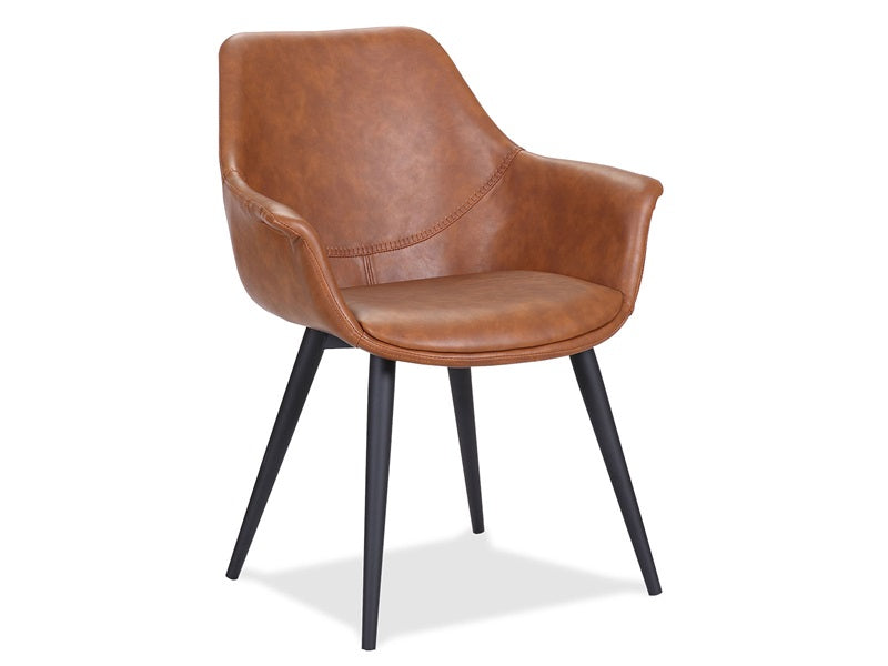 Signe chair, cognac