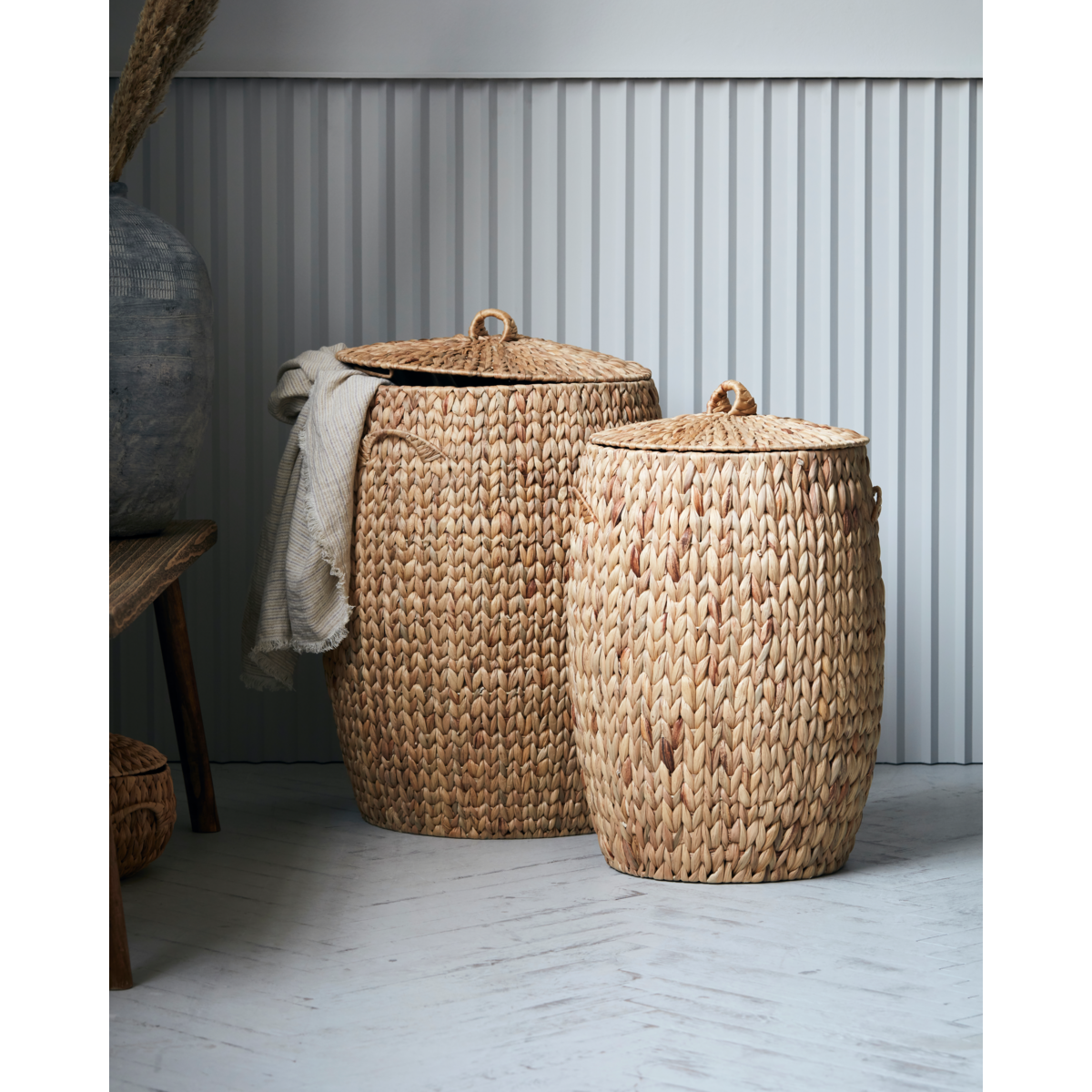 Laundry basket, Hdlaun, Natural