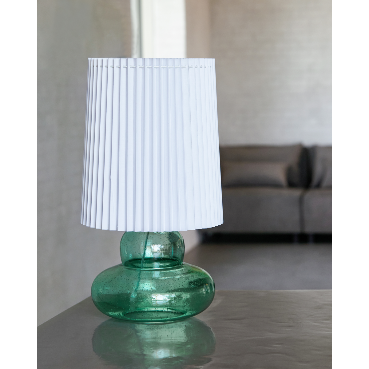 Table lamp incl. Lampshade, HDRIBE, GREEN