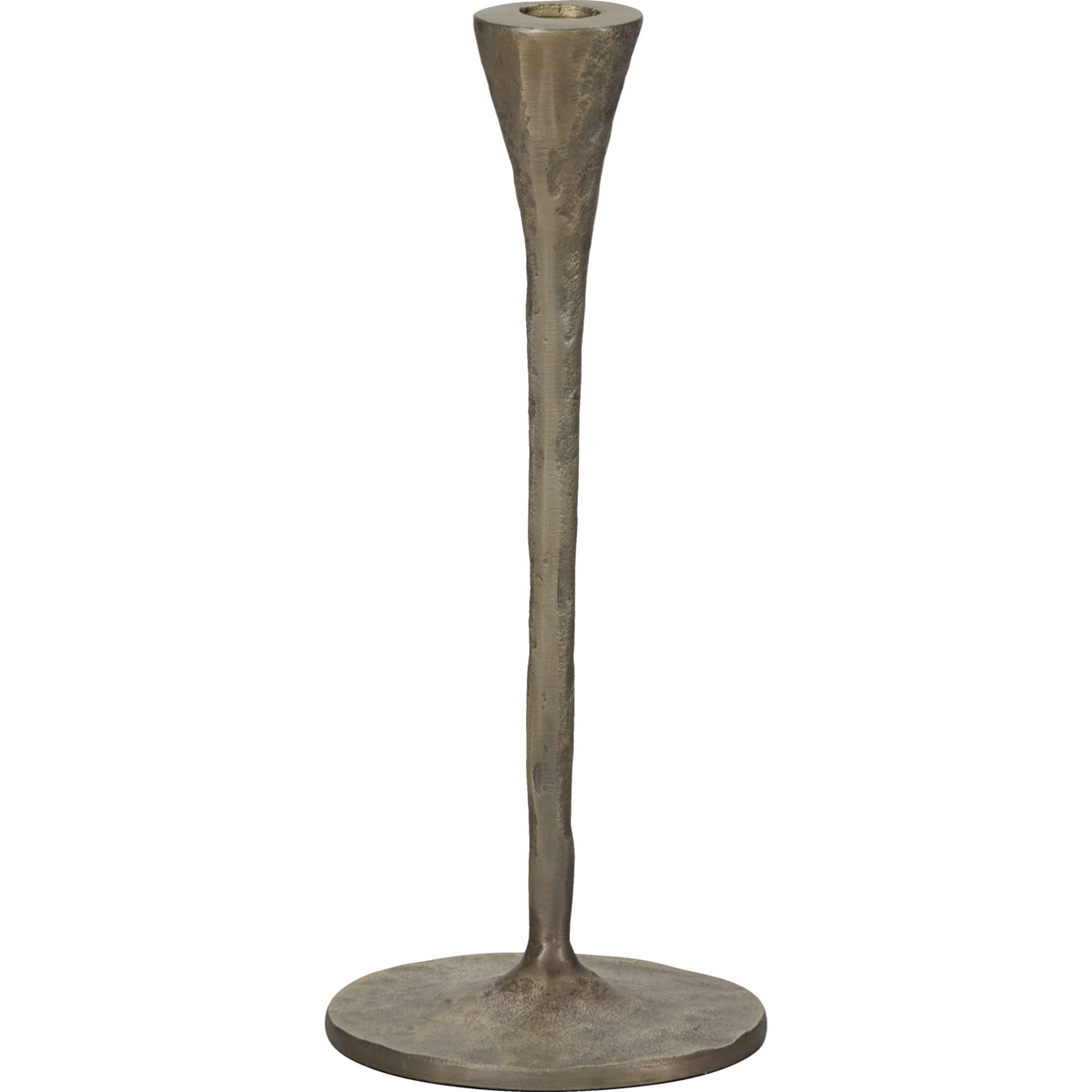 Candlestick, Hdstada, Antik Brass