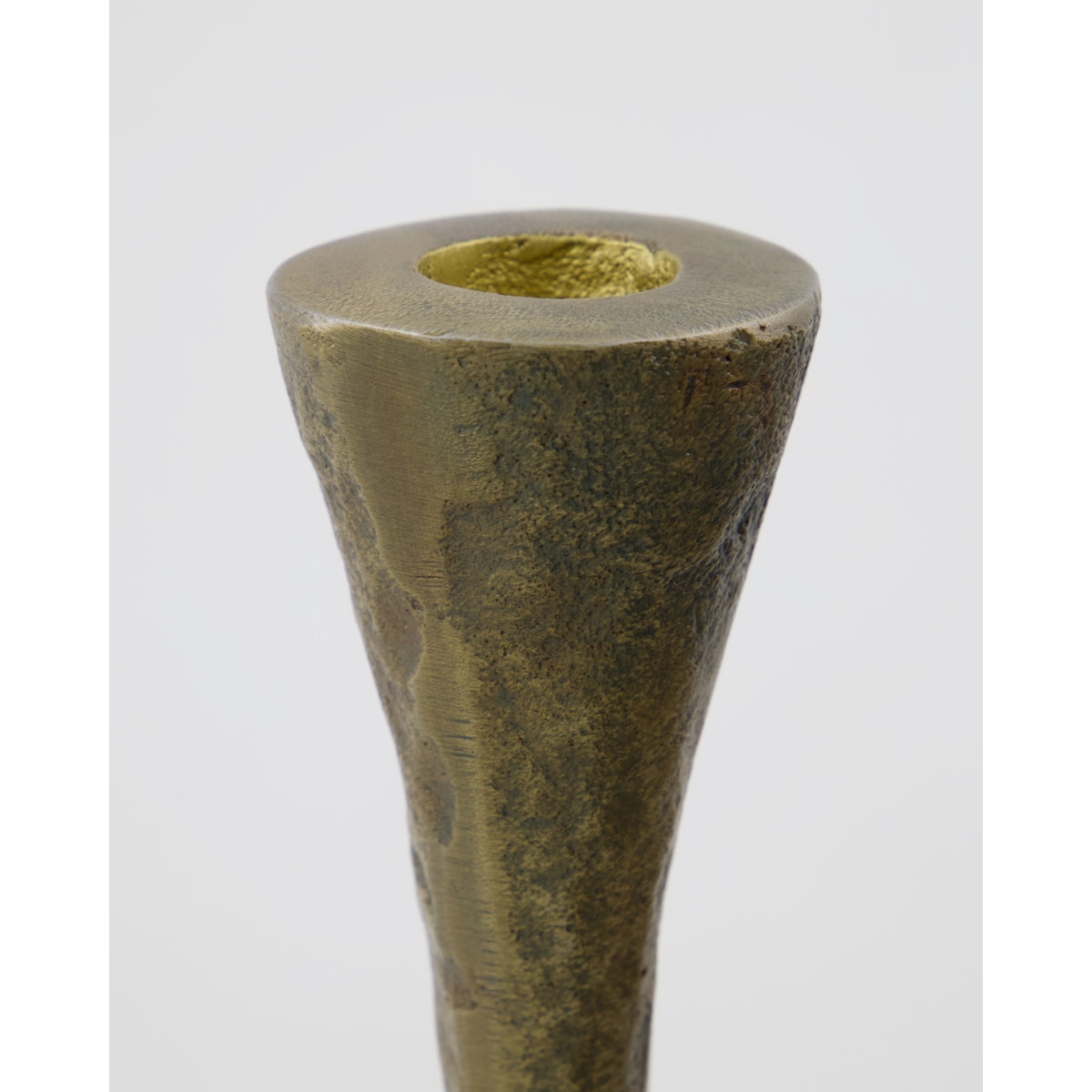 Candlestick, Hdstada, Antik Brass