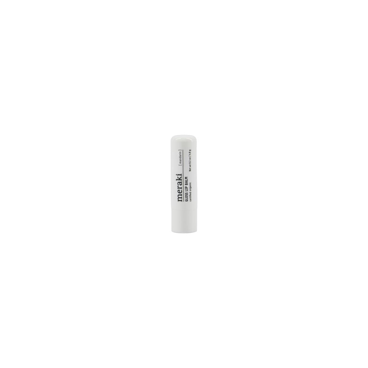 Lip balm with gloss, mandarin