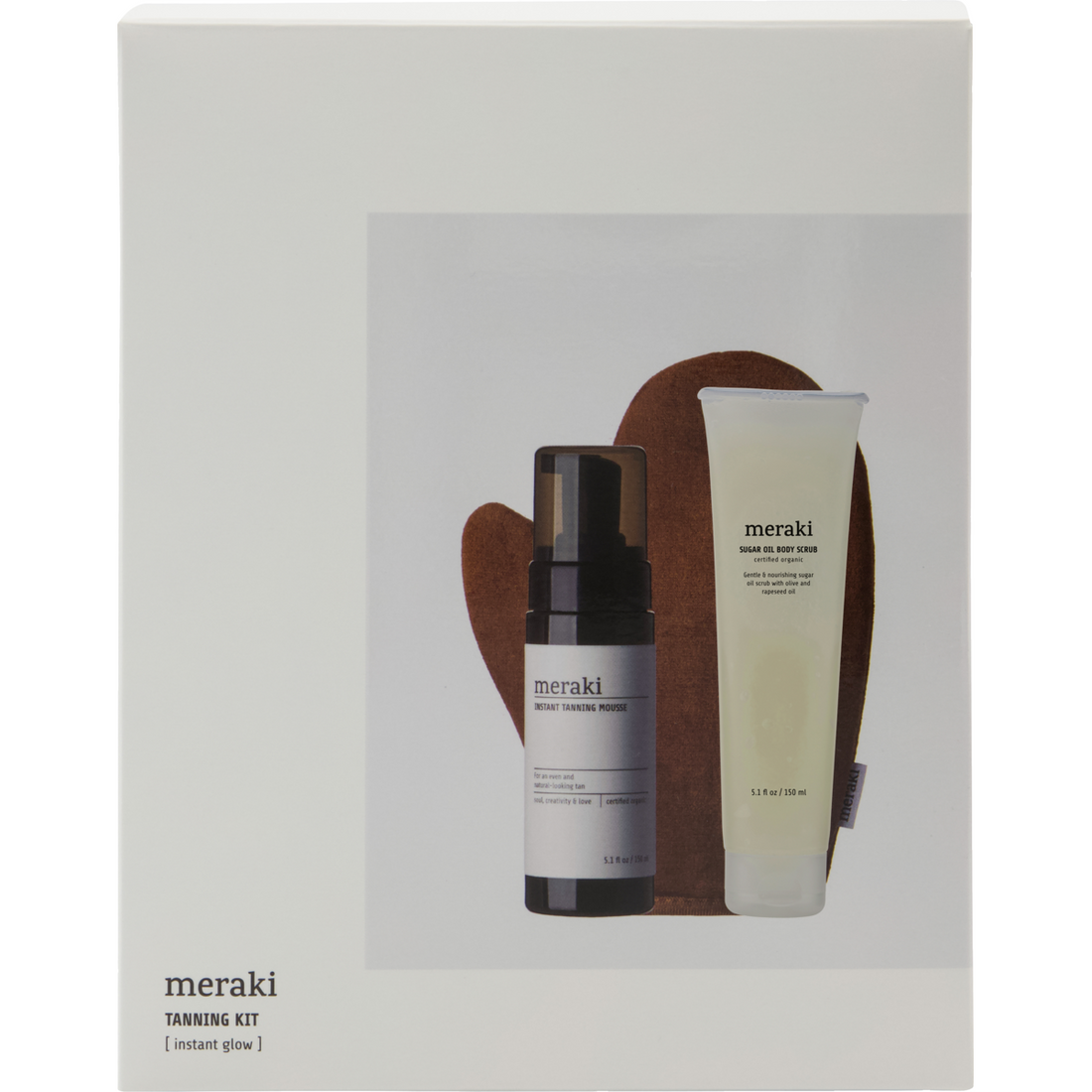 Gift Box, Meraki Tanning Kit, White