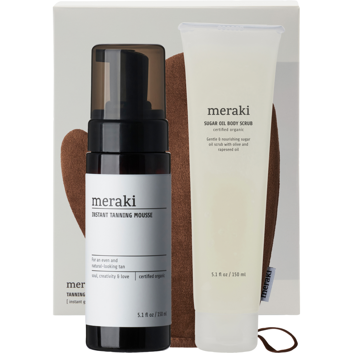 Gift Box, Meraki Tanning Kit, White