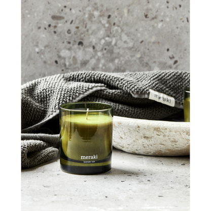 Scented candles, Lavender Rain, Green