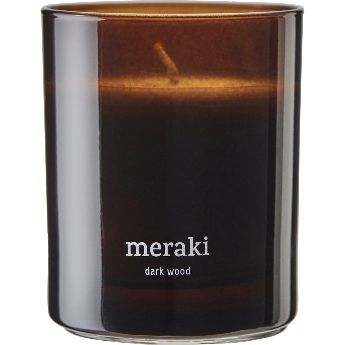 Scented candles, dark wood, brown