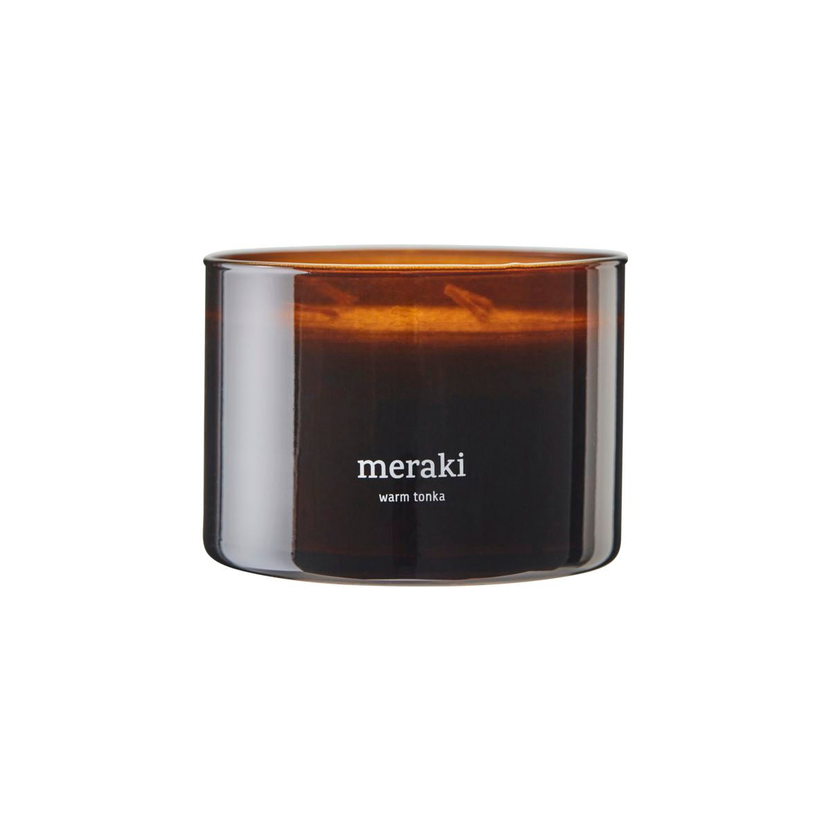 Scented candles, warm tonka