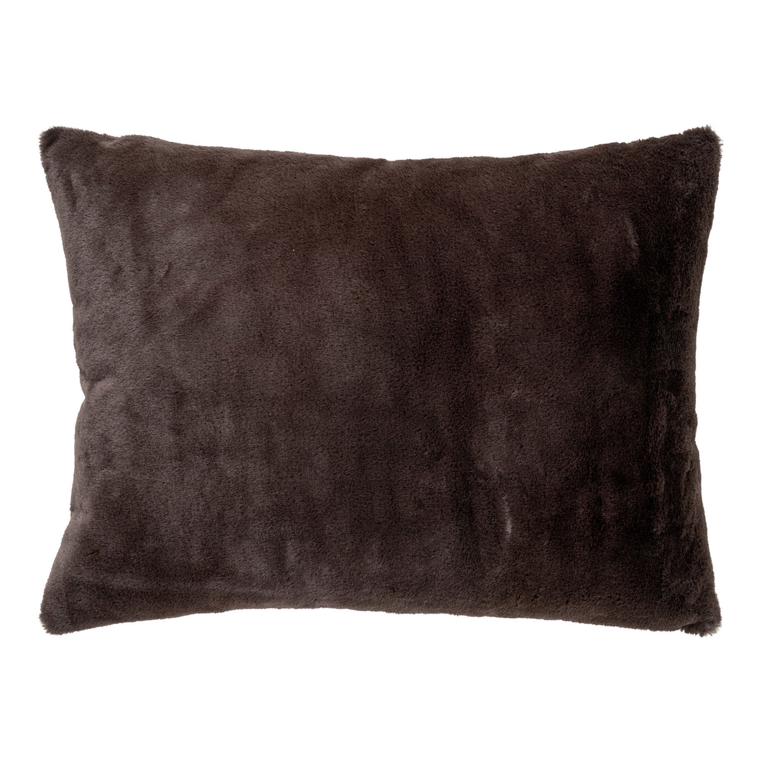 Evora pillow - pillow, dark gray artificial fur, 45x60 cm