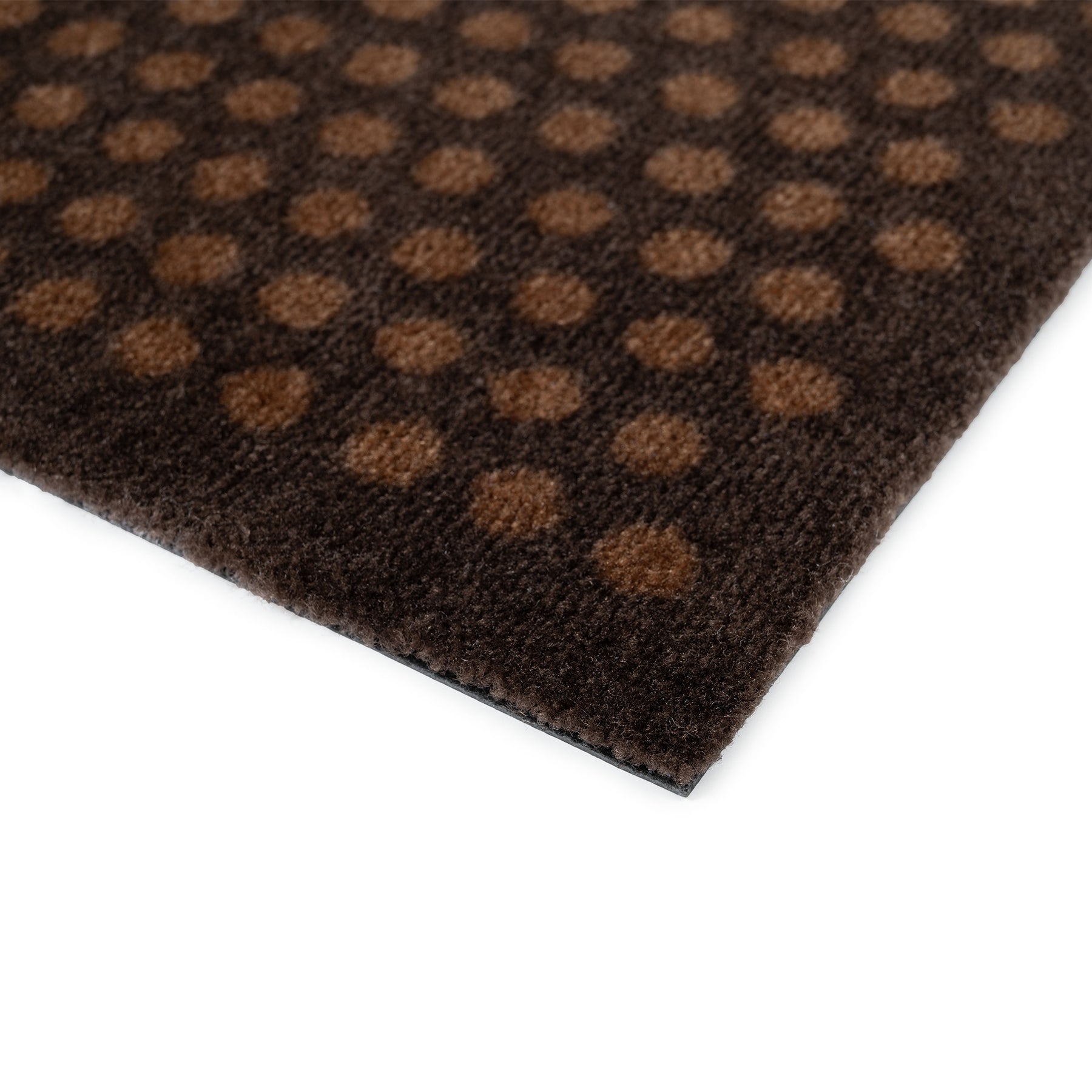 NYHED - TÆPPE/MÅTTE 67 x 120 CM - DOT/COGNAC-DARK BROWN - Tica Copenhagen - DesignGaragen.dk