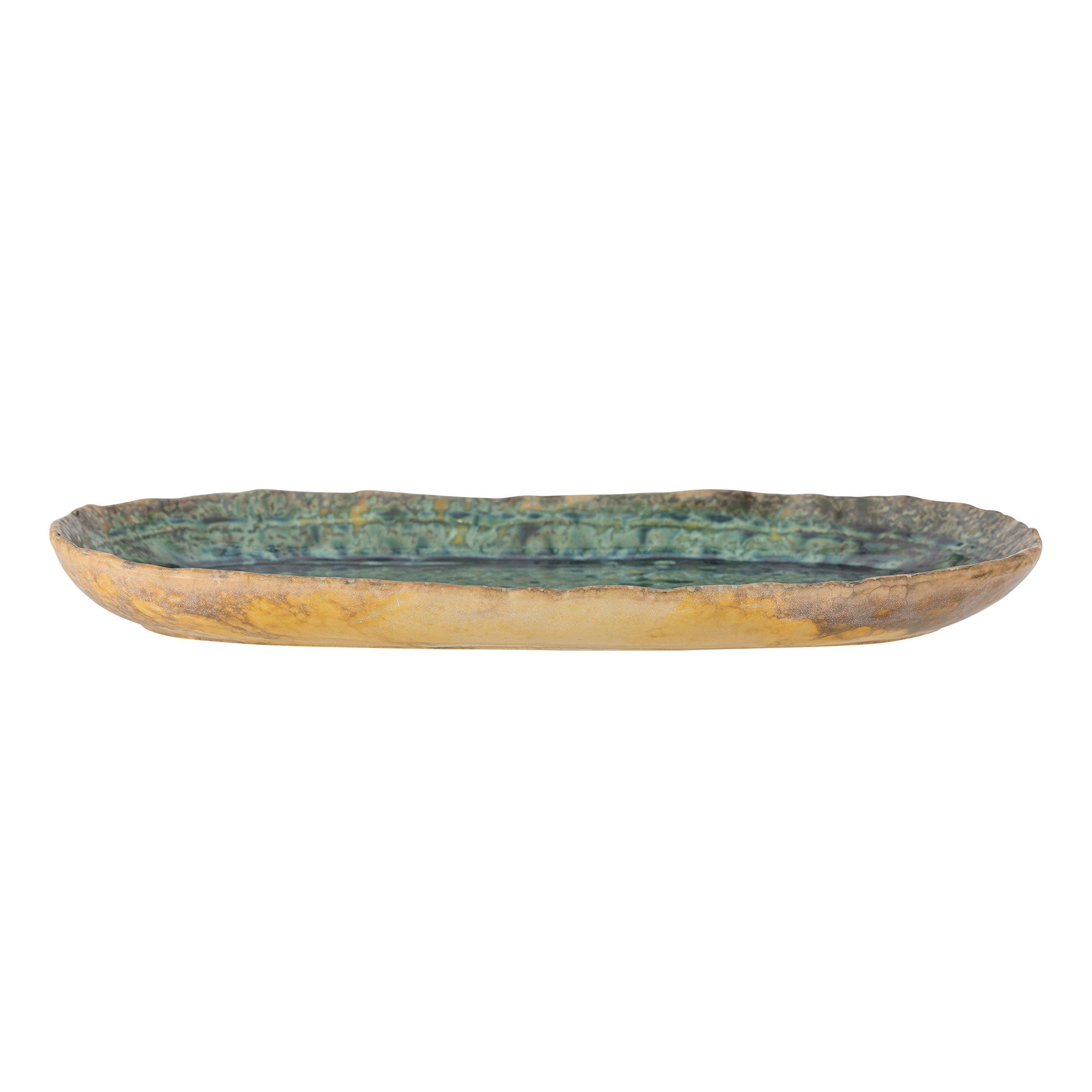 Bloomingville Milani serving dish, green, stoneware