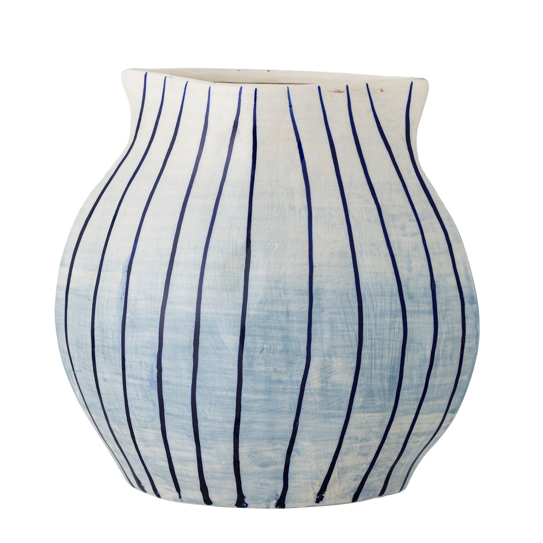 Bloomingville Esra Vase, Blue, Stoneware