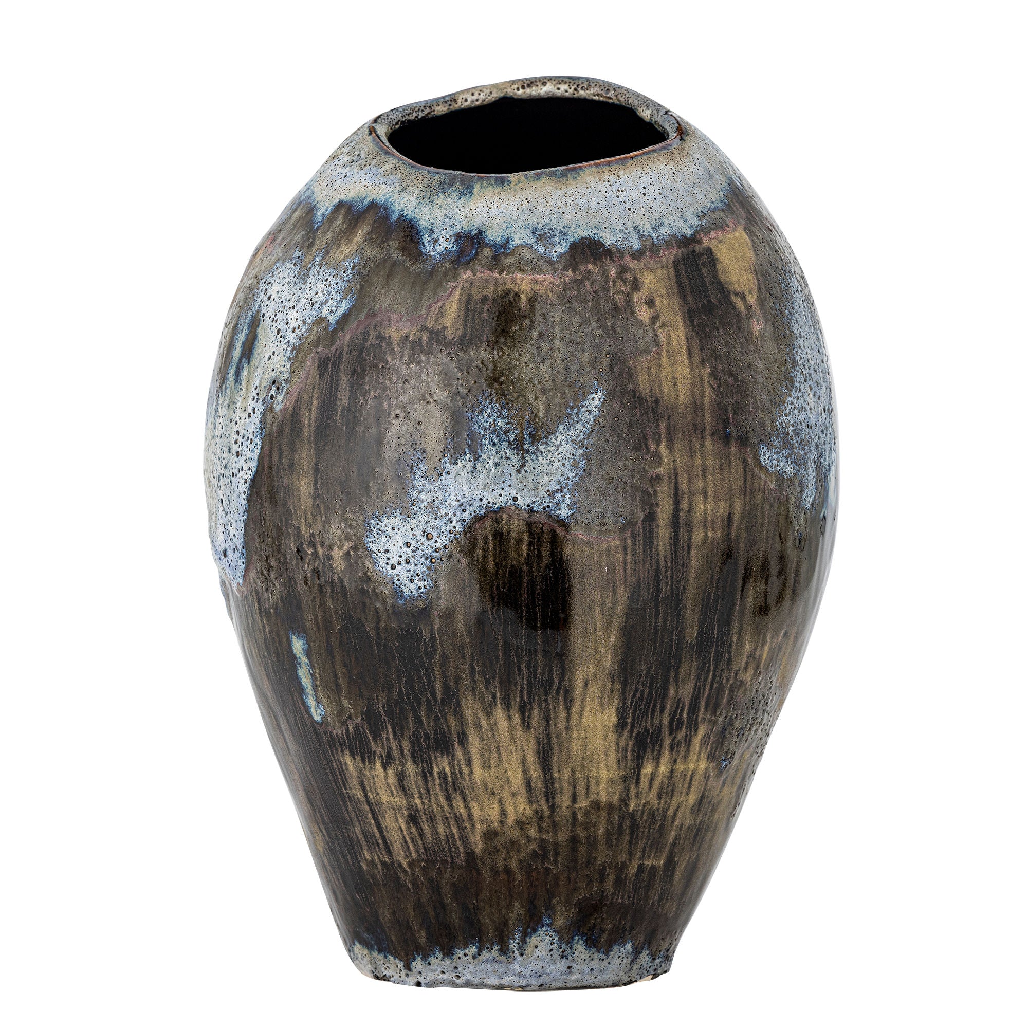 Bloomingville Senja Vase, Brown, Stoneware